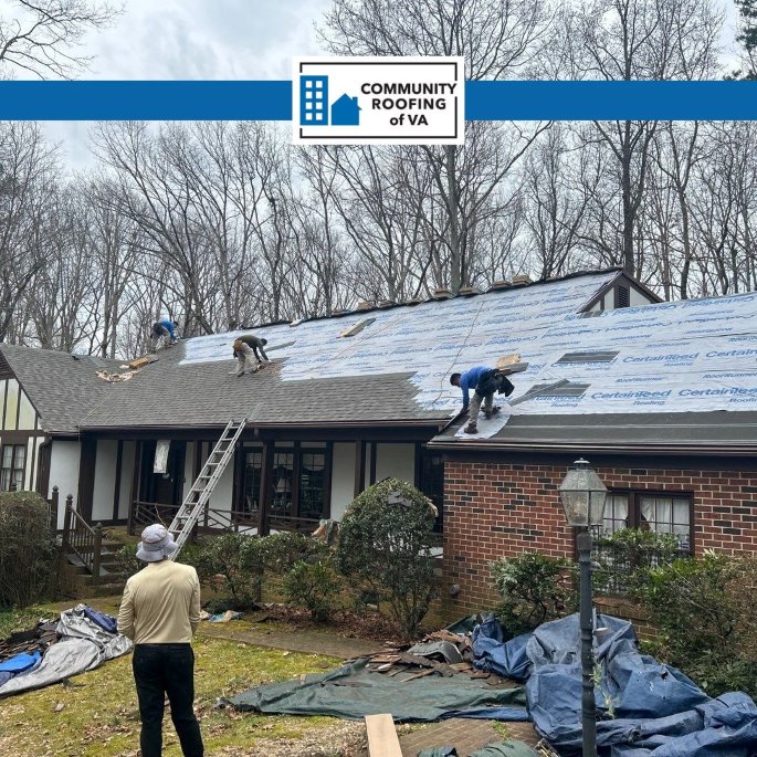Community Roofing of VA Image of Residential Roof